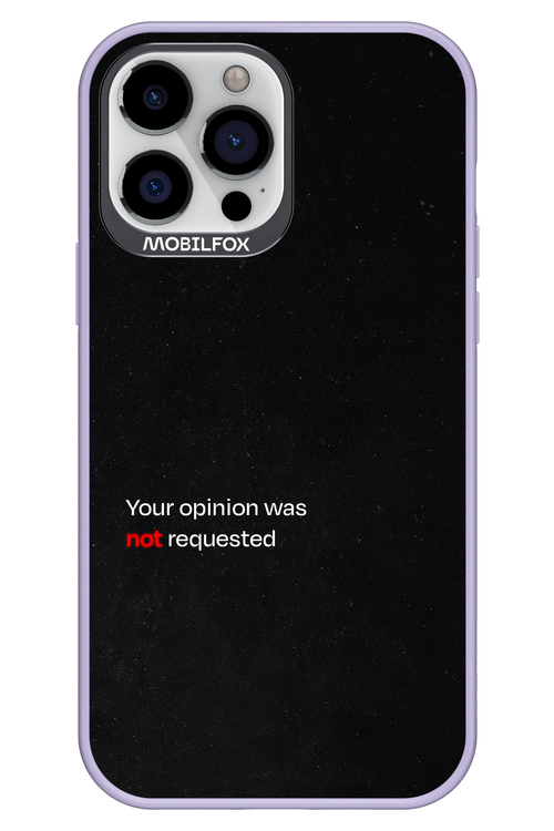 Not Requested 2.0 - Apple iPhone 13 Pro Max