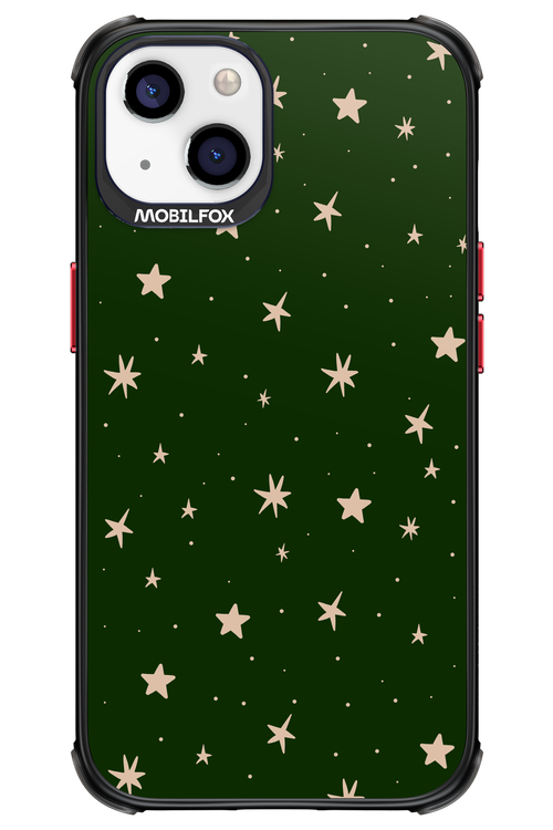 Forest Green Stars - Apple iPhone 13