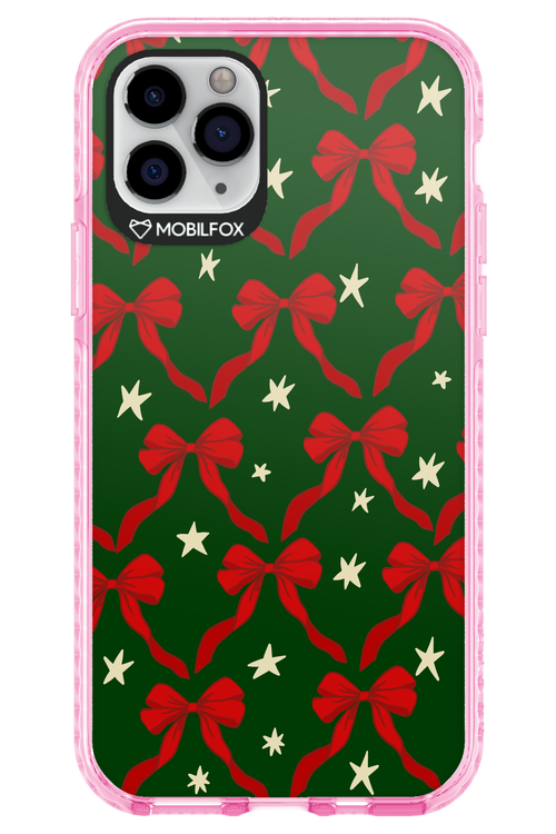 Bow & Stars (Green) - Apple iPhone 11 Pro