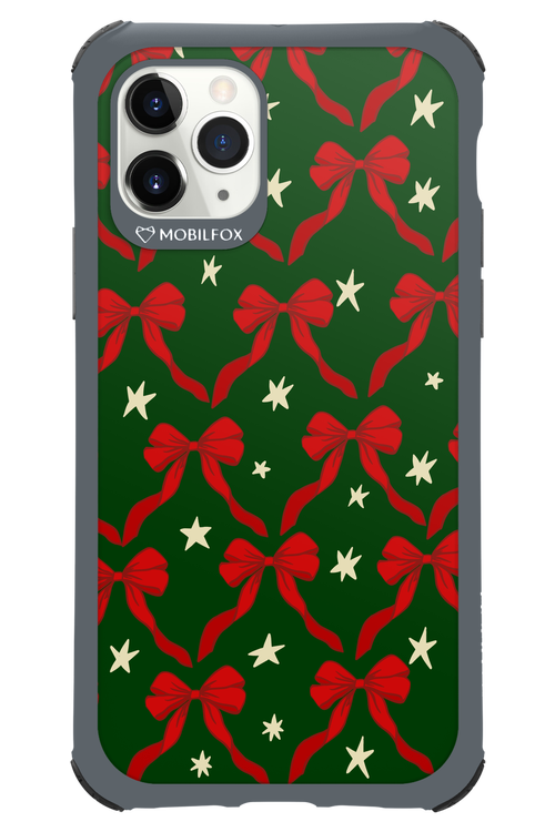 Bow & Stars (Green) - Apple iPhone 11 Pro