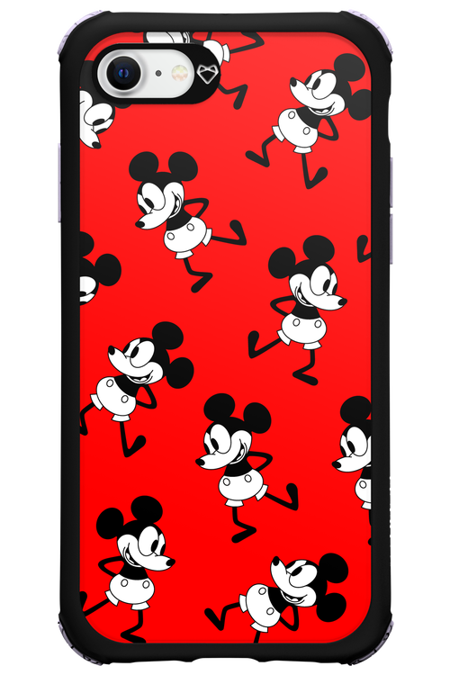 Iconic Mouse (red pattern) - Apple iPhone SE 2020