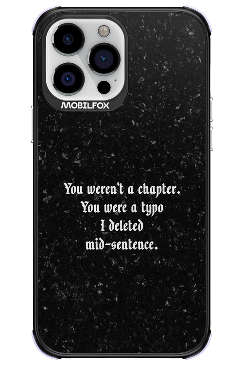 A Typo - Apple iPhone 13 Pro Max