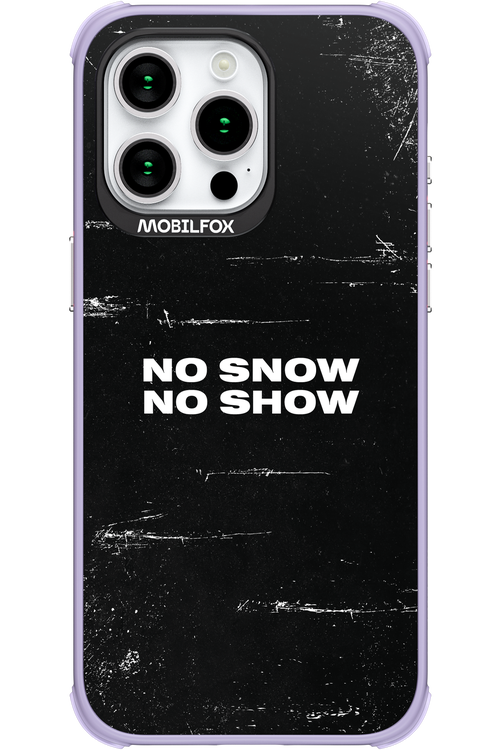 No snow, no show - Apple iPhone 15 Pro Max