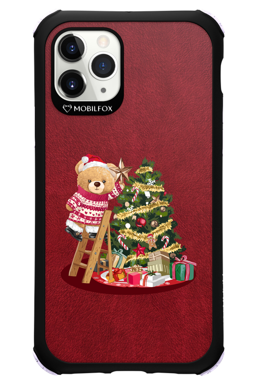 Christmas Bear (Burgundy) - Apple iPhone 11 Pro