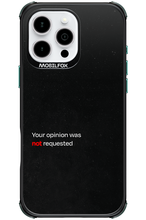 Not Requested 2.0 - Apple iPhone 16 Pro Max