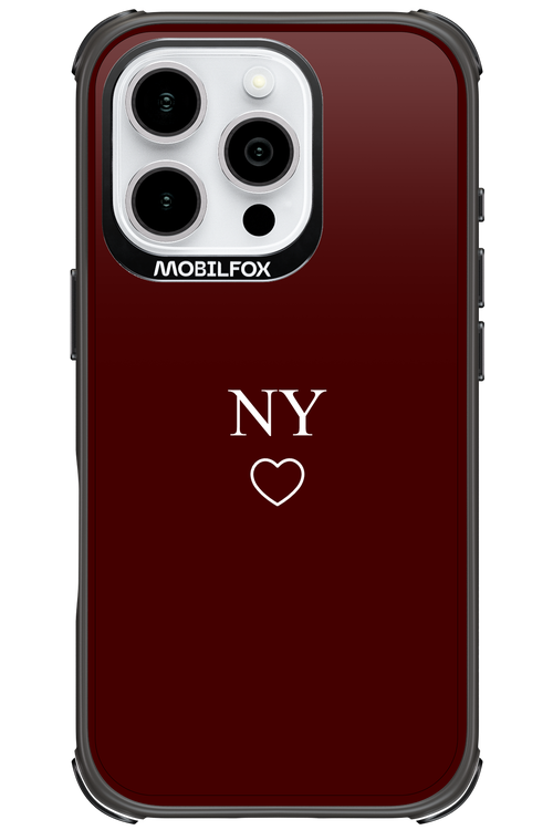 NY Burgundia 2.0 - Apple iPhone 16 Pro