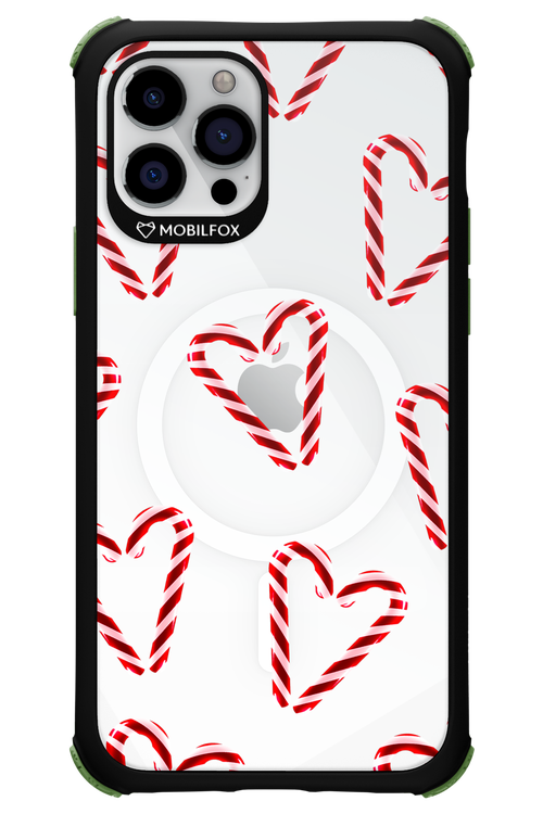 Candy Cane Hearts - Apple iPhone 12 Pro