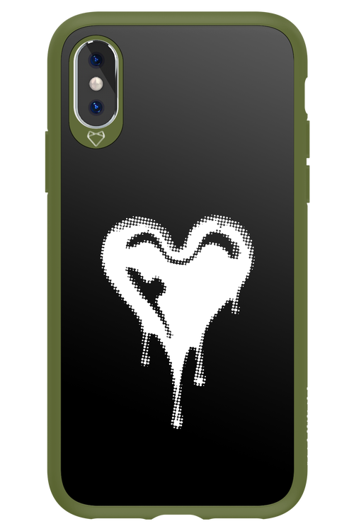 Heart Black - Apple iPhone XS