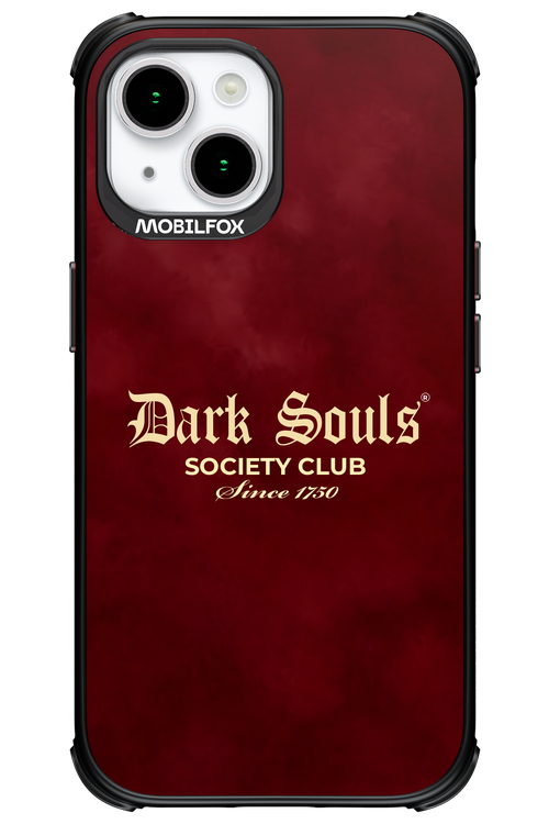Dark Souls (Burgundy) - Apple iPhone 15