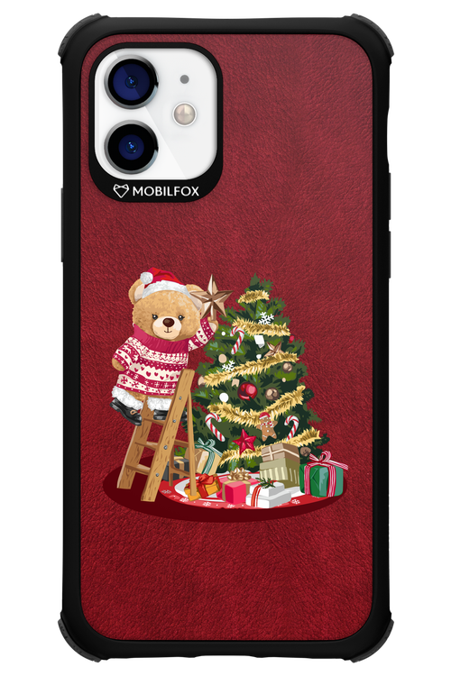 Christmas Bear (Burgundy) - Apple iPhone 12