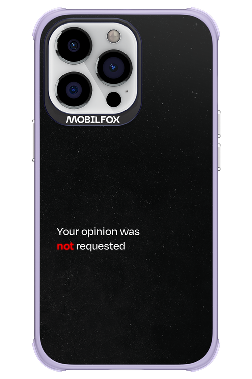 Not Requested 2.0 - Apple iPhone 13 Pro