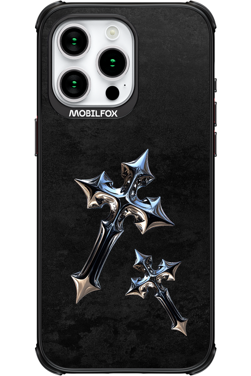 Chrome Crosses - Apple iPhone 15 Pro Max
