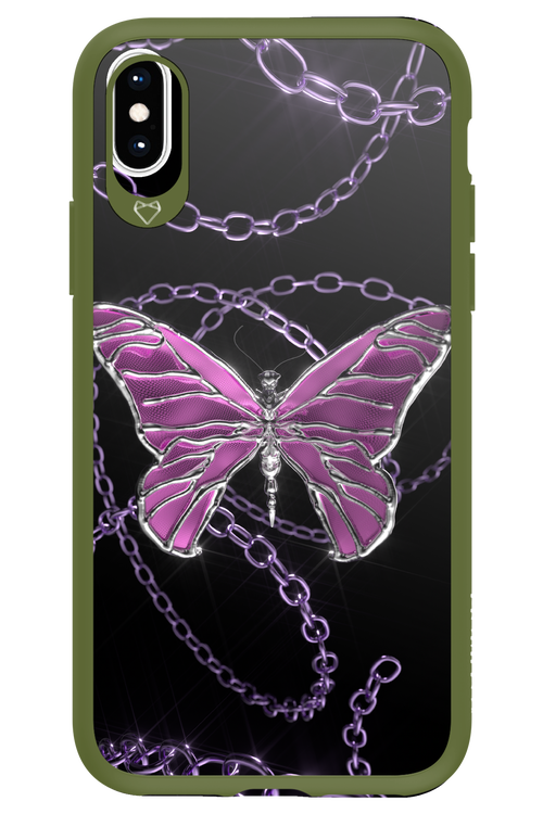 Butterfly Necklace - Apple iPhone X