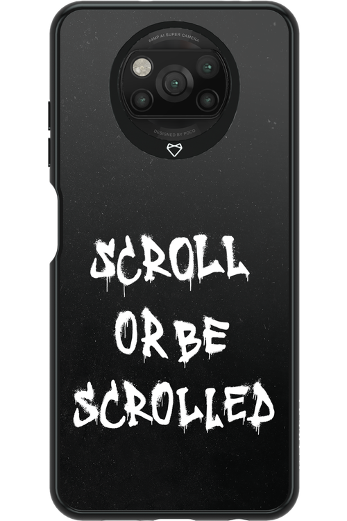 Scroll Black 2.0 - Xiaomi Poco X3 Pro