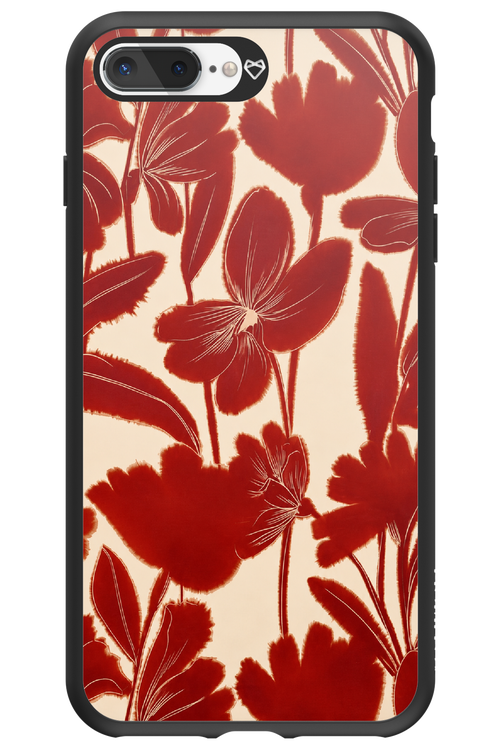 Burgundy Flowers 2.0 - Apple iPhone 8 Plus