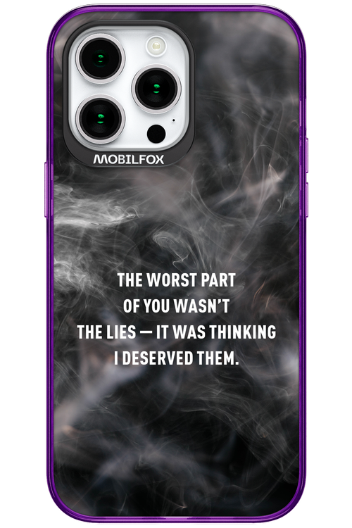 Lies - Apple iPhone 15 Pro Max