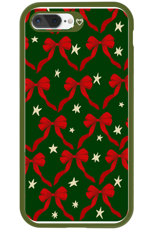 Bow & Stars (Green) - Apple iPhone 8 Plus