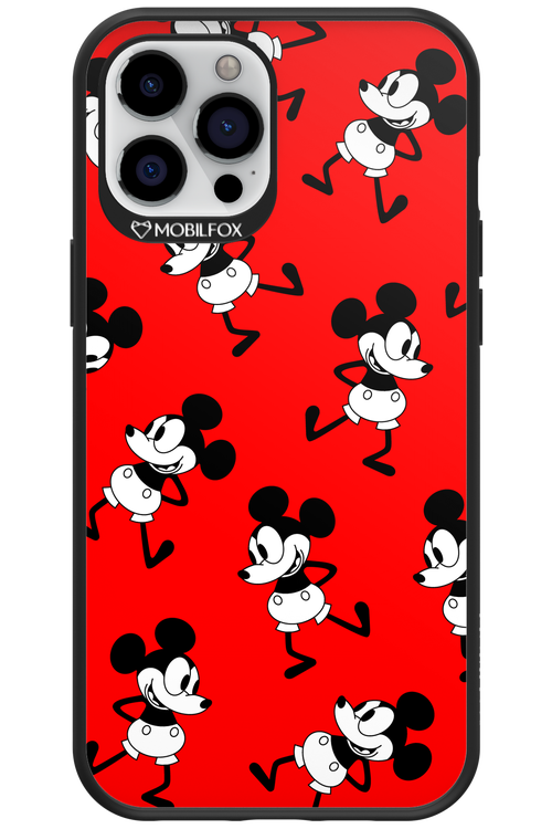 Iconic Mouse (red pattern) - Apple iPhone 12 Pro Max
