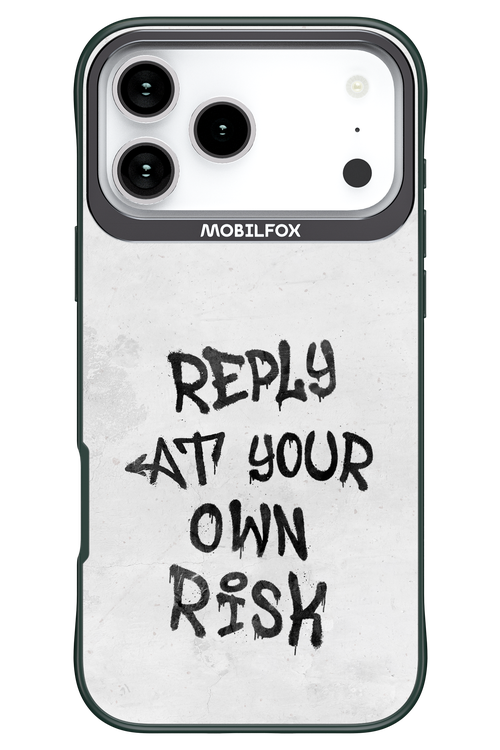 At Your Own Risk 2.0 - Apple iPhone 17 Pro Max