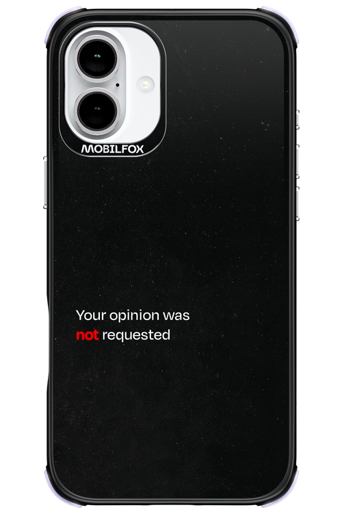 Not Requested 2.0 - Apple iPhone 16 Plus