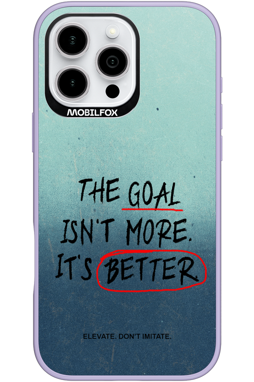 The Goal 2.0 - Apple iPhone 16 Pro Max