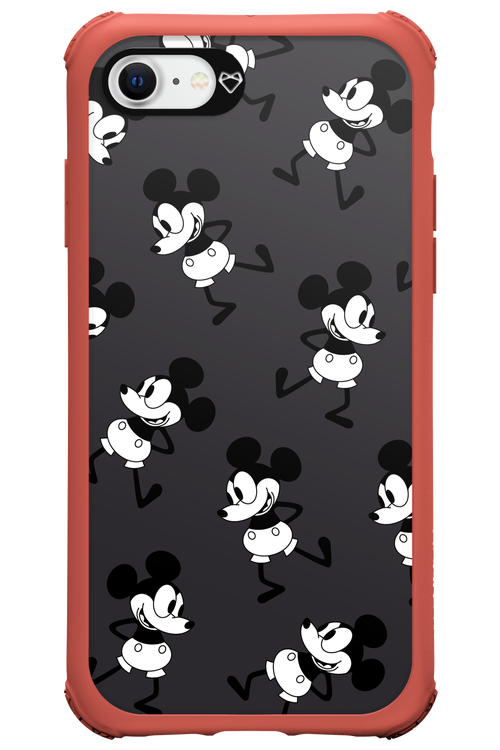 Iconic Mouse (antracite pattern) - Apple iPhone SE 2020