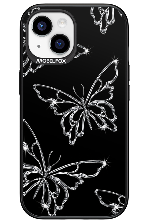 Silver Butterfly 2.0 - Apple iPhone 15
