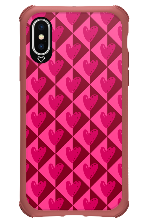 Holiday Heartss - Apple iPhone X