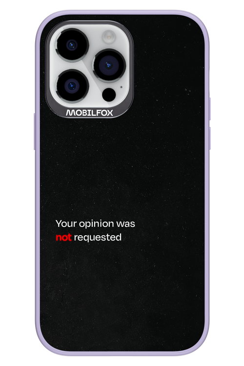 Not Requested 2.0 - Apple iPhone 14 Pro Max