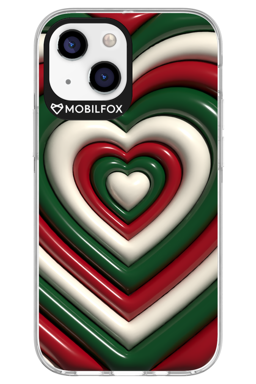 XMAS Hearts - Apple iPhone 13 Mini