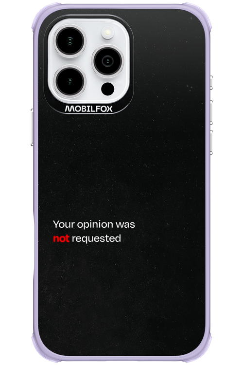 Not Requested 2.0 - Apple iPhone 16 Pro Max