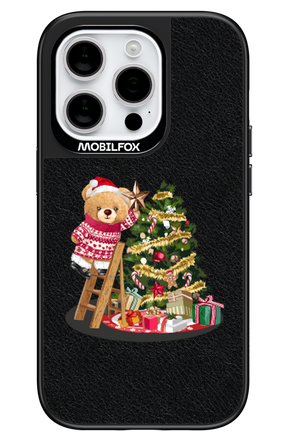 Christmas Bear (Leather) - Apple iPhone 14 Pro