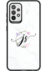 JS Monogram White - Samsung Galaxy A72