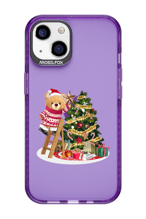 Christmas Bear (Transparent) - Apple iPhone 13