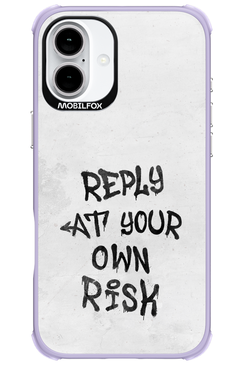 At Your Own Risk 2.0 - Apple iPhone 16 Plus