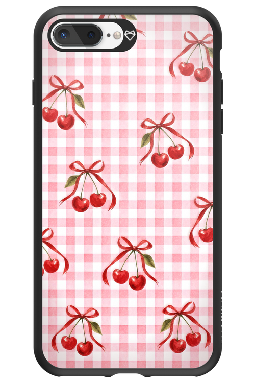 Pink Cherry Checked 2.0 - Apple iPhone 7 Plus