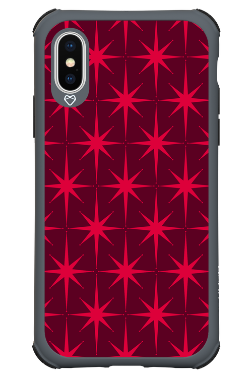 Burgundy Starss - Apple iPhone X