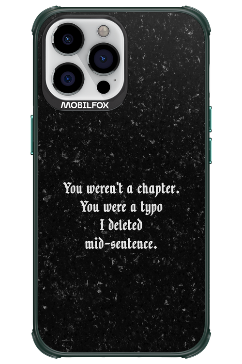 A Typo - Apple iPhone 13 Pro Max