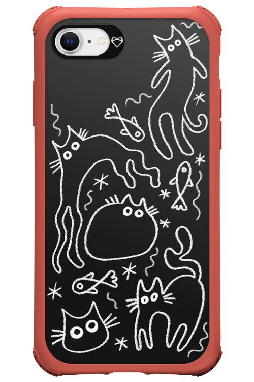 CHALK_CATS 2.0 - Apple iPhone 8