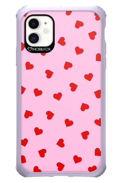 Sprinkle Heart Pink - Apple iPhone 11