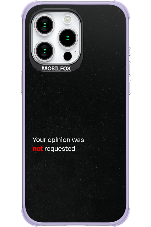 Not Requested 2.0 - Apple iPhone 15 Pro Max