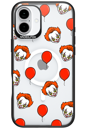 Mystery Clown (Transparent) - Apple iPhone 16 Plus