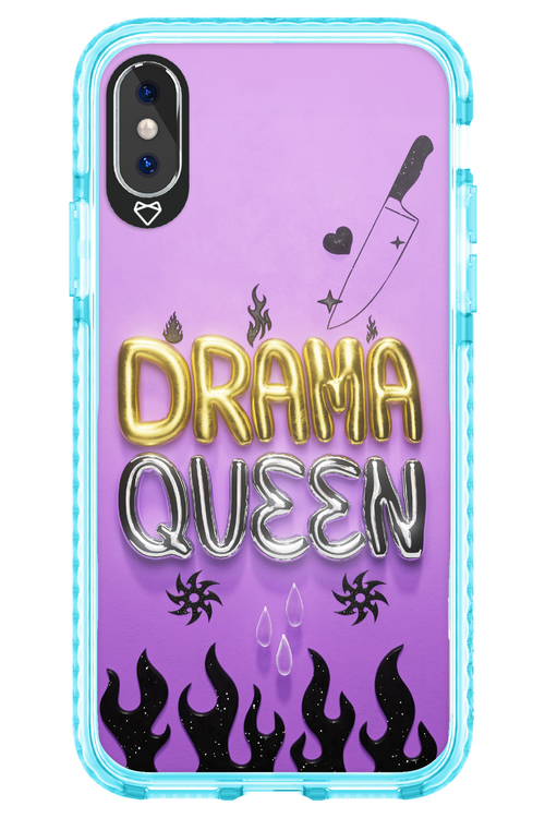 Drama Queen Purple - Apple iPhone XS