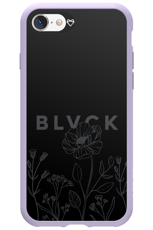 Black Flowers - Apple iPhone SE 2022