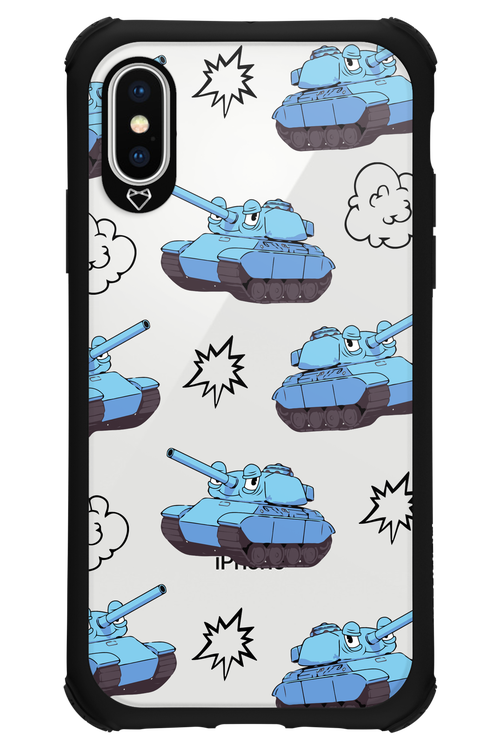 Tank Guy Transparent - Apple iPhone X