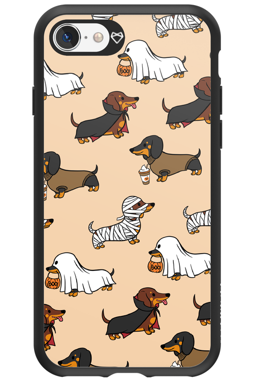 Scary Dachshund - Apple iPhone SE 2020