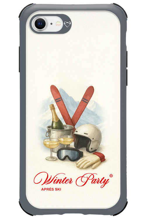 Winter Ski Party - Apple iPhone 8