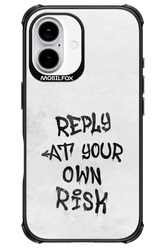 At Your Own Risk - Apple iPhone 16