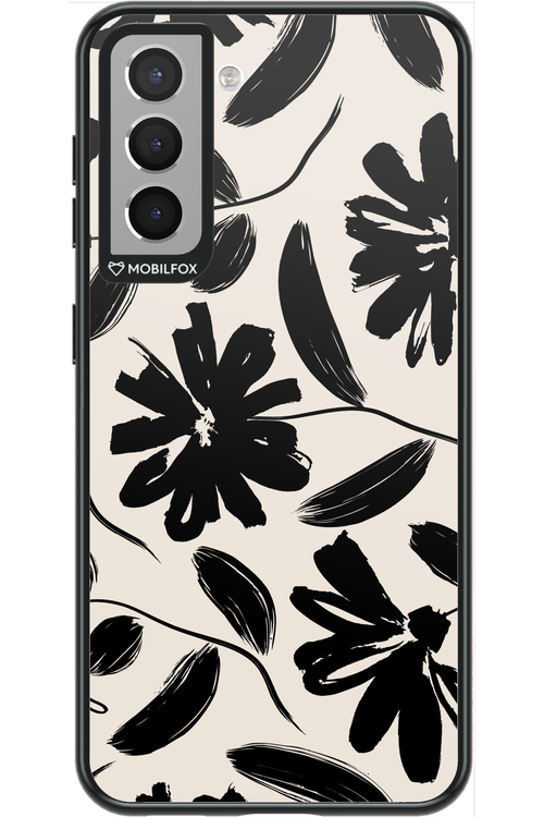 Monochrome Flowerss 2.0 - Samsung Galaxy S21