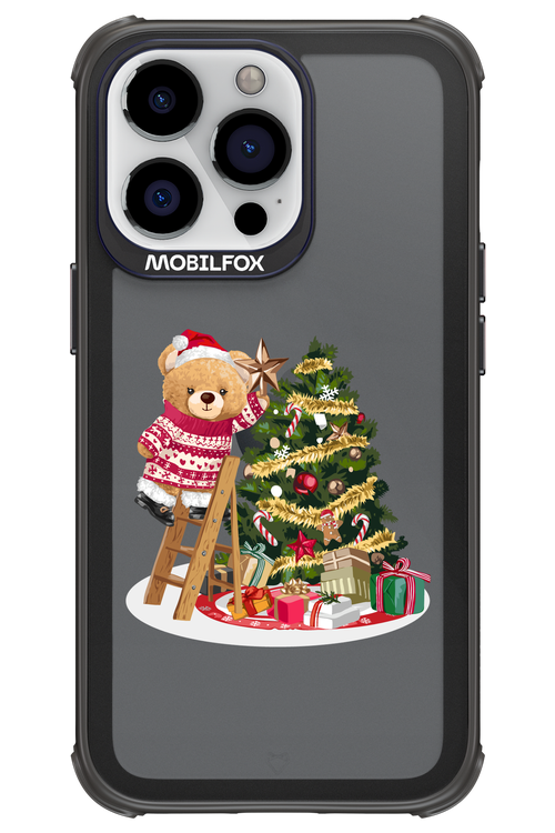 Christmas Bear (Transparent) - Apple iPhone 13 Pro